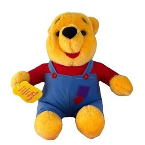 Vintage Winnie the Pooh Plush Bear Hug Wiggle Giggle Talking 1997 Mattel Works‎